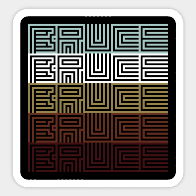 Bruce Sticker by thinkBig